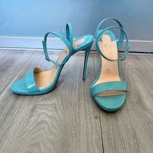 Christian Louboutin Aqua Blue Heels